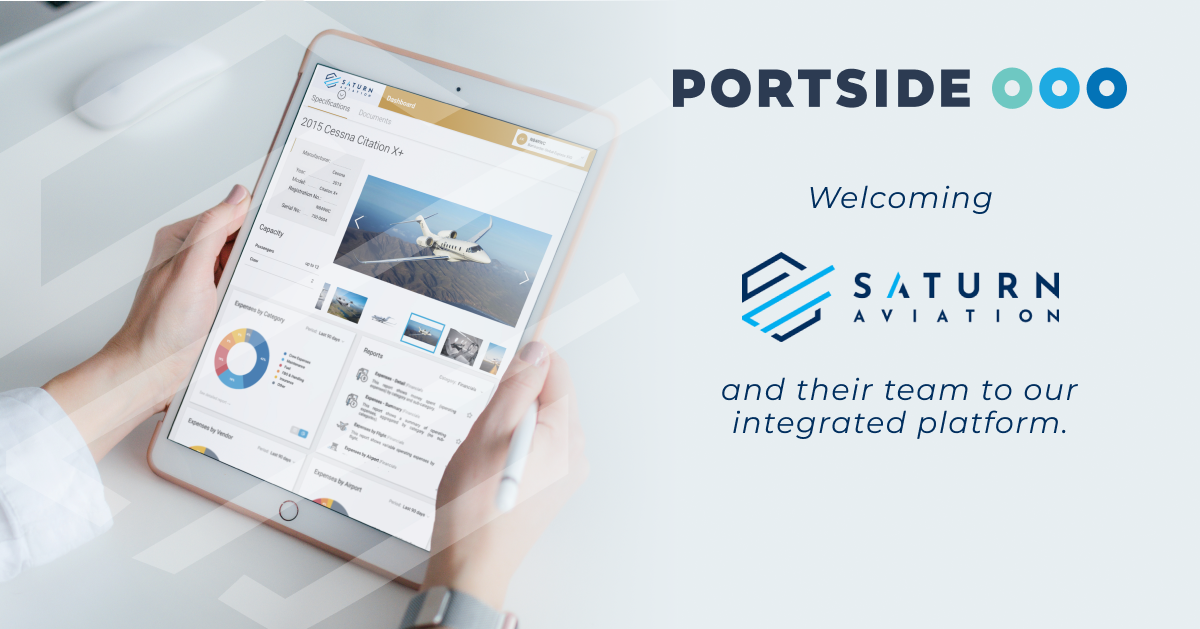 Saturn Aviation joins Portside